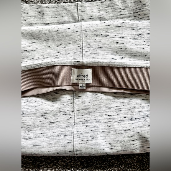 ARITZIA WILFRED Lis Pencil Skirt Marble White Grey Speckle Size Small - Picture 5 of 9